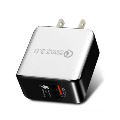 USB Fast Charging Quick Wall Charger Adapter Plug for Samsung Android iPhone LG white_US plug