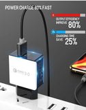 USB Fast Charging Quick Wall Charger Adapter Plug for Samsung Android iPhone LG white_US plug