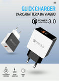 USB Fast Charging Quick Wall Charger Adapter Plug for Samsung Android iPhone LG black_US plug