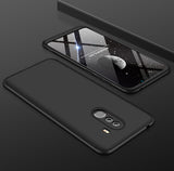 For XIAOMI Pocophone F1 Ultra Slim PC Back Cover Non-slip Shockproof 360 Degree Full Protective Case black