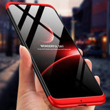 For XIAOMI Pocophone F1 Ultra Slim PC Back Cover Non-slip Shockproof 360 Degree Full Protective Case black
