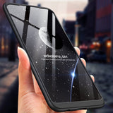 For HUAWEI NOVA 3I/P smart Plus 3 in 1 360 Degree Non-slip Shockproof Full Protective Case Rose gold