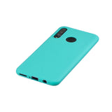 For HUAWEI P30 LITE/NOVA 4E Lovely Candy Color Matte TPU Anti-scratch Non-slip Protective Cover Back Case Light blue