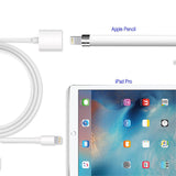 Male to Female Flexible Connector Adapter Charging Audio Video Extension Cable for Apple