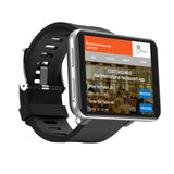 LEMFO LEMT 4G Smart Watch 2.8 Inch Big Screen 2700MAH 5 Million Pixels GPS Call Watch Silver grey (1+16G)