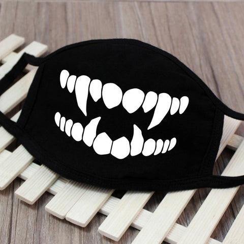 Men Women Riding Cotton Mask Breathable Dust-proof Facial Mouth Protection Fashion Black Mask KZ-3036