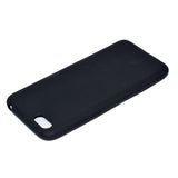 for HUAWEI Y5 2018 Cute Candy Color Matte TPU Anti-scratch Non-slip Protective Cover Back Case black