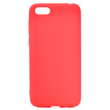 for HUAWEI Y5 2018 Cute Candy Color Matte TPU Anti-scratch Non-slip Protective Cover Back Case Navy