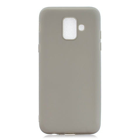 For Samsung A6 2018 Lovely Candy Color Matte TPU Anti-scratch Non-slip Protective Cover Back Case 12