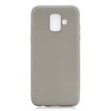 For Samsung A6 2018 Lovely Candy Color Matte TPU Anti-scratch Non-slip Protective Cover Back Case 9