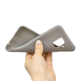 For Samsung A6 2018 Lovely Candy Color Matte TPU Anti-scratch Non-slip Protective Cover Back Case 12