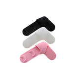 Face Guard Hook Ear Protector Silicone Bandage Adjustment Buckle Double Head Clasp Silicone black_Can be lengthened and cut