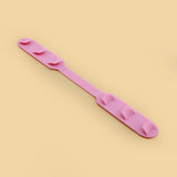 Face Guard Hook Ear Protector Silicone Bandage Adjustment Buckle Double Head Clasp Silicone Pink_Can be lengthened and cut