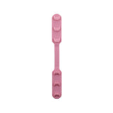 Face Guard Hook Ear Protector Silicone Bandage Adjustment Buckle Double Head Clasp Silicone Pink_Can be lengthened and cut