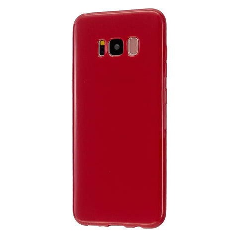 For Samsung S8/S8 Plus Smartphone Case Soft Hands Feel Precise Cutouts Anti-scrathc Mobile Phone TPU Shell Rose red