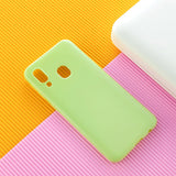 For Samsung A20E/A40/A70 Cellphone Cover Soft TPU Phone Case Simple Profile Scratch Resistant Full Body Protection Shell Milk white