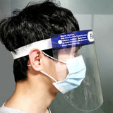 Double-sided Transparent Protective Mask Anti-fogging Anti-droplet PET Head Wearing Cover Transparent