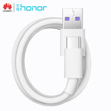 USB Cable Fast Charging Phone 5A Type-C High Speed Data Cables for Samsung Huawei white