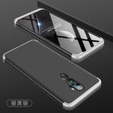For OPPO A5 2020/A11X Cellphone Cover Hard PC Phone Case Bumper Protective Smartphone Shell black silver