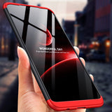 For HUAWEI NOVA 3I/P smart Plus 3 in 1 360 Degree Non-slip Shockproof Full Protective Case gold