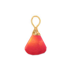 Red coral - Silver
