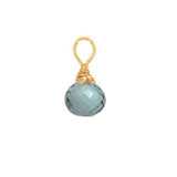 Teal blue quartz - RoseGold