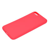 for HUAWEI Y5 2018 Cute Candy Color Matte TPU Anti-scratch Non-slip Protective Cover Back Case Light pink