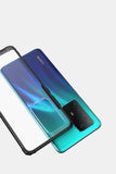 For HUAWEI P40 Pro Case PC Matte bottom TPU Soft Edge Cover Shockproof Mobile Phone Cover Dark green