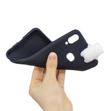 For Samsung A10S A20S Color Painting 3D Cartoon Animal Full Protective Soft TPU Mobile Phone Case black