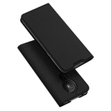 DUX DUCIS for Nokia 5.3 Leather Mobile Phone Cover with Bracket Card Slot Magnetic Protective Case blue