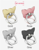 Finger Ring Mobile Phone Smartphone Stand Holder For iPhone XS Huawei Samsung cell Smart Round Phone black