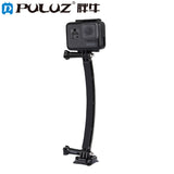 PULUZ Outdoor Motorcycle Cycling Helmet Extension Arm Set for GoPro HERO5 HERO4 Session HERO 5 4 3+ 3 2 1 black