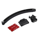 PULUZ Outdoor Motorcycle Cycling Helmet Extension Arm Set for GoPro HERO5 HERO4 Session HERO 5 4 3+ 3 2 1 black