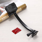 PULUZ Outdoor Motorcycle Cycling Helmet Extension Arm Set for GoPro HERO5 HERO4 Session HERO 5 4 3+ 3 2 1 black
