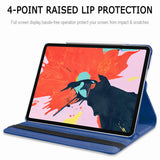 for Apple iPad Pro 11 / 12.9 3rd Gen 2018 360 Rotating Leather Smart Case Cover Pink