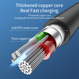 JOYROOM S-L352 2.4A Output Charging Charger Data Sync Micro USB Data Cable - white Iphone