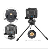 Metal Quick Release Mount for GoPro8/7/6 osmo action Tripod Plate Bracket Base red