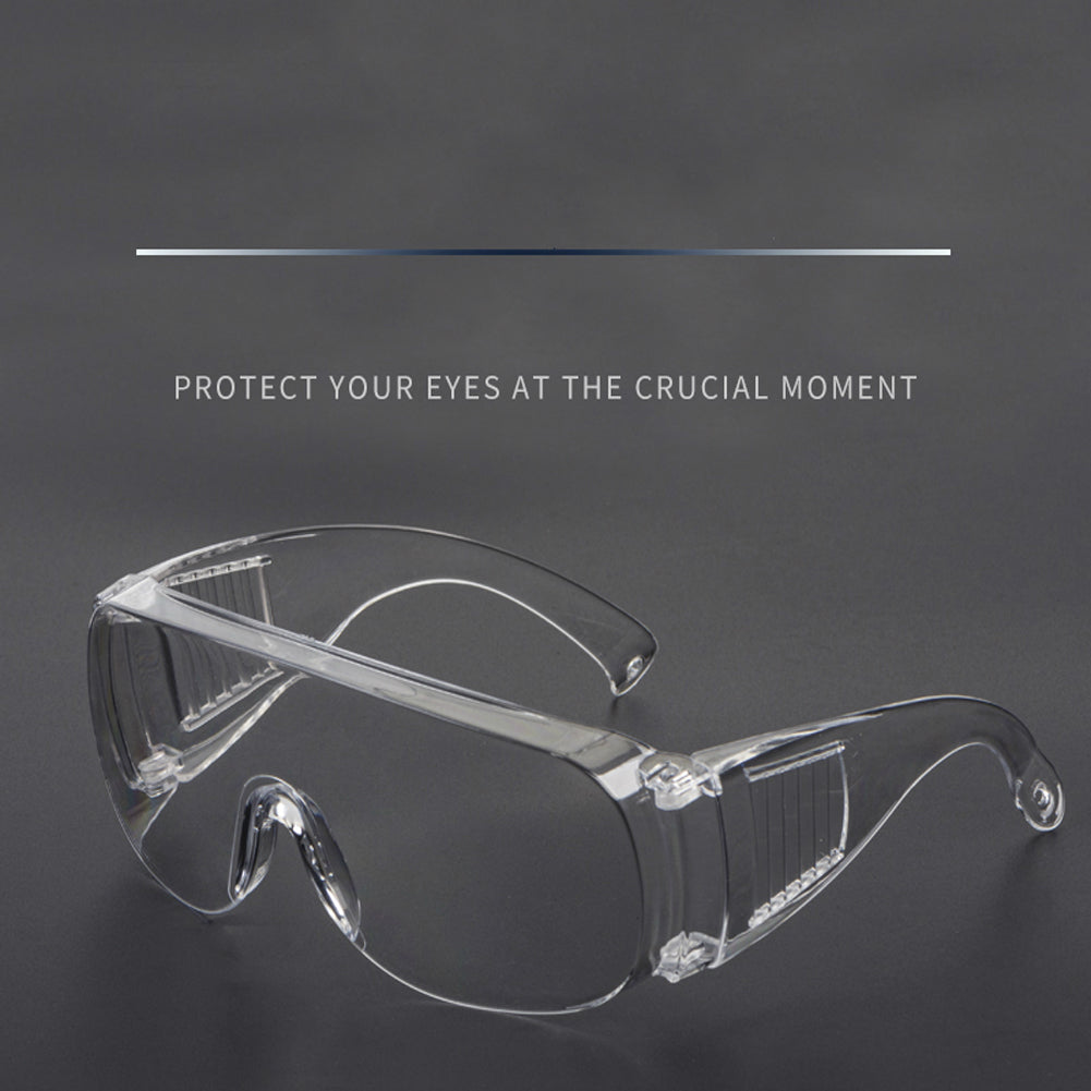 Cycling Goggles Anti Droplets Dust-proof Protective Glasses Labour Protection Supplies for Women Men Transparent_1 pair