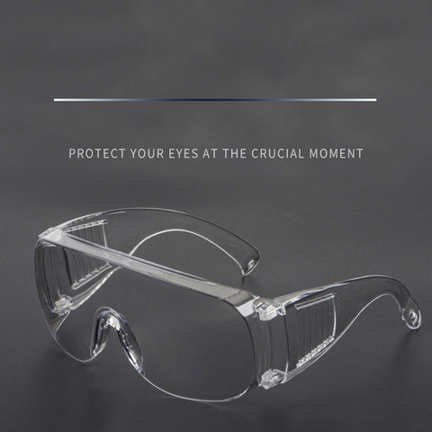 Cycling Goggles Anti Droplets Dust-proof Protective Glasses Labour Protection Supplies for Women Men Transparent_1 pair