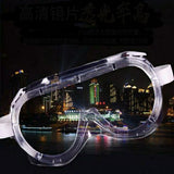 Cycling Silicone Goggles Anti Droplets Dust-proof Anti-impact Protective Glasses for Women Men Transparent