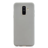For Samsung A6 PLUS Lovely Candy Color Matte TPU Anti-scratch Non-slip Protective Cover Back Case 10