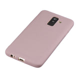 For Samsung A6 PLUS Lovely Candy Color Matte TPU Anti-scratch Non-slip Protective Cover Back Case 11