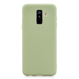For Samsung A6 PLUS Lovely Candy Color Matte TPU Anti-scratch Non-slip Protective Cover Back Case 10
