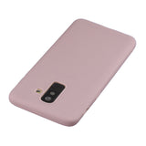 For Samsung A6 PLUS Lovely Candy Color Matte TPU Anti-scratch Non-slip Protective Cover Back Case 11