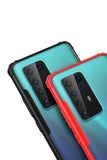 For HUAWEI P40 Pro Case PC Matte bottom TPU Soft Edge Cover Shockproof Mobile Phone Cover blue