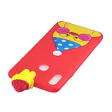 For Samsung A10S A20S Color Painting 3D Cartoon Animal Full Protective Soft TPU Mobile Phone Case red
