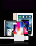 Type C USB C to 8 Pin Data Transmission Cable PD Fast Charging 2A 1.0m USB Adapter Converter for IOS Phone white