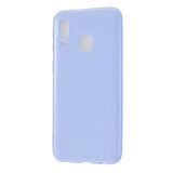 For Samsung A20E/A40/A70 Cellphone Cover Soft TPU Phone Case Simple Profile Scratch Resistant Full Body Protection Shell Taro purple