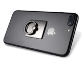 Portable Universal Metal Finger Ring Phone Holder - 360?? Rotating Bracket for iPhone Samsung, Silver