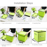 PULUZ 30cm UV Light Germicidal Sterilizer Disinfection Tent Box  green